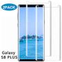 Galaxy S8 Plus Screen Protector [2-Pack], Tempered Glass Screen Protector [Case-Friendly][Easy to Install][Anti Fingerprint][Full Coverage] Screen Protector Compatible Samsung Galaxy S8 Plus