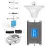 ATT Cell Signal Booster Band 12/17 700Mhz 4G LTE Cell Phone Booster ATT Home Cell Phone Booster Repeater TONVE ATT Signal Booster Mobile Signal Booster Amplifier with Ceriling+Yagi Antenna Kit