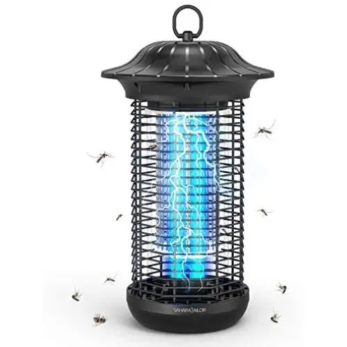 Sahara Sailor Bug Zapper for Outdoor and Indoor, 4000V Electric Weaherproof Pest Control Mosquito Zappers Killer Trap, Electronic Fly Insect Trap for Home, Garden, Backyard, Patio Sahara Sailor Bug Zapper for Outdoor and Indoor, 4000V Electric Weaherproof Pest Control Mosquito Zappers Killer Trap, Electronic Fly Insect Trap for Home, Garden, Backyard, Patio