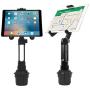 Cellet Tablet Mount with a Cup Holder Base Compatible for Apple iPad Pro 12.9 Air Mini 4 3 2 Air Samsung Galaxy Tab S5e S4 S3 A/E Amazon Kind Fire HD LG G Pad F2 8.0 Surface (13 inch Tall Straight