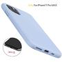 Miracase Liquid Silicone Case Compatible with iPhone 11 Pro Max 6.5 inch(2019), Gel Rubber Full Body Protection Shockproof Cover Case Drop Protection Case (Clove Purple)