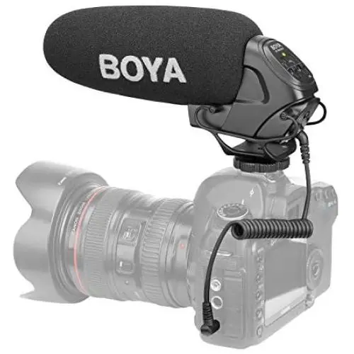 DSLR On-Camera Super-Cardioid Shotgun Microphone Broadcast, BOYA BY-BM3031 Condenser Interview Capacitive Microphone Camera Video Mic for Canon Nikon Sony DSLR Camcorder DSLR On-Camera Super-Cardioid Shotgun Microphone Broadcast, BOYA BY-BM3031 Condenser Interview Capacitive Microphone Camera Video Mic for Canon Nikon Sony DSLR Camcorder