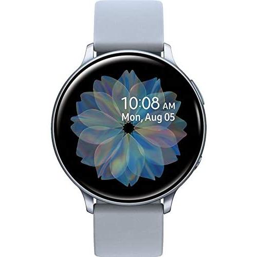 Samsung Galaxy Watch Active2 (Silicon Strap + Aluminum Bezel) Bluetooth - International (Cloud Silver, R830-40mm)