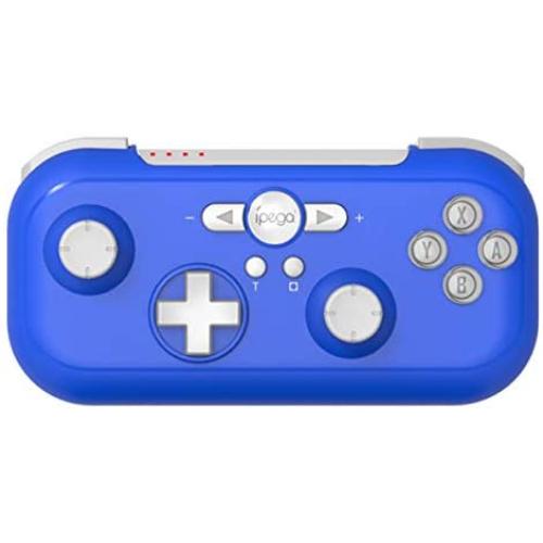 ipega-PG-SW021 Mini Wireless Gamepad Controller for N-Switch /PS3 Galaxy S10/S10+ Galaxy S20 LG Oppo VIVO MI Android Smartphone Tablet with Vibrating six-axis Function (Win 7 and Above) (Blue)