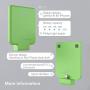 oisle Portable Charger Mini Power Bank PowerCore 2200mAh Wireless External Backup Battery Pack High-Speed Ultra Thin Charging for iPhone 5(s)/6(s)/7(p)/8(p)/X- Green