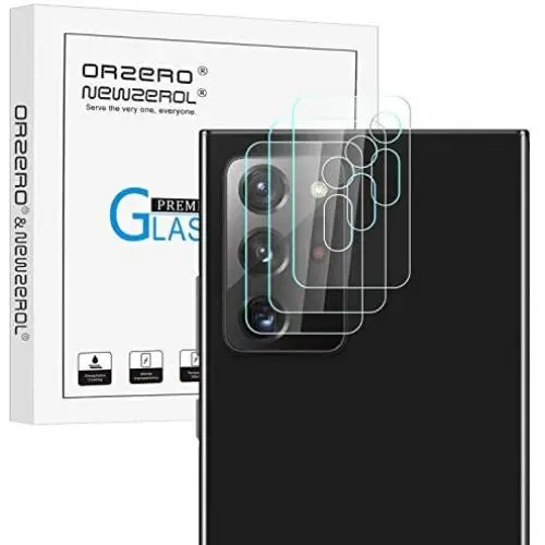 (3 Pack) Orzero Compatible for Samsung Galaxy Note 20 Ultra Camera Lens Protector, Tempered Glass (2.5D Arc Edges),HD Anti-Scratch Bubble-Free (Lifetime Replacement) (3 Pack) Orzero Compatible for Samsung Galaxy Note 20 Ultra Camera Lens Protector, Tempered Glass (2.5D Arc Edges),HD Anti-Scratch Bubble-Free (Lifetime Replacement)