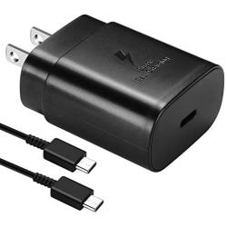 USB C Charger-25W PD Wall Charger Fast Charging for Samsung Galaxy S20/S10 5G /Note 10/Note 10 Plus/S9 S8/ S10e,iPad Pro 12.9/11,Google Pixel 3a 4 3 2/Pixel 2 XL 3XL 4XL and 3.3 ft Type C Cable