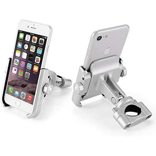 RMPH-Mobile Phone Holder Bike Motorcycle Phone Mount Aluminum Alloy Bicycle Cell Phone Holder Accessories Fits iPhone X Xs 7 7 Plus 8 8 Plus iPhone 6s 6s Plus Galaxy S7 S6 S5
