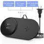 seenda Fast Wireless Charger with Dual USB, 26W Wireless Charging Pad with Built-in Adapter Compatible with iPhone 11/11 Pro/11 Pro Max/XS MAX/XR/XS/8Plus, Galaxy S10/S9/S8, Note 10/9/8-Black seenda Fast Wireless Charger with Dual USB, 26W Wireless Charging Pad with Built-in Adapter Compatible with iPhone 11/11 Pro/11 Pro Max/XS MAX/XR/XS/8Plus, Galaxy S10/S9/S8, Note 10/9/8-Black