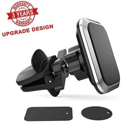 Magnetic Phone Car Mount,Larger and Stronger Magnet Upgraded Support Wing to Ensure Stability Universal Air Vent Magnetic Car Mount,Car Phone Holder Fit iPhone Galaxy Google Nexus Any Smartphone