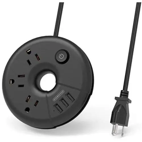 Power Strip with USB, NTONPOWER Travel Power Strip Flat Plug,3 Outlets 3 USB Desktop Charging Station,5 ft Extension Cord,Compact Travel Size,for Hotel, Cruise Ship,Dorm Room and Home-Black Power Strip with USB, NTONPOWER Travel Power Strip Flat Plug,3 Outlets 3 USB Desktop Charging Station,5 ft Extension Cord,Compact Travel Size,for Hotel, Cruise Ship,Dorm Room and Home-Black