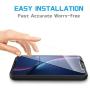 MANTO 3 Pack Screen Protector for iPhone 11 and iPhone XR 6.1 Inch Tempered Glass Protector Film Anti Fingerprint, Case Friendly, Clear
