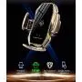 Wireless Car Charger and Mount with Infrared Smart Sensor - DENT A5 10W Fast Charger (Gold, Air Vent/Telescoping Arm) Wireless Car Charger and Mount with Infrared Smart Sensor - DENT A5 10W Fast Charger (Gold, Air Vent/Telescoping Arm)