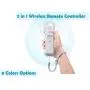 Mobile Game Controller, Built-in Motion Plus for Nunchuck for 2In1 Set Wireless Gamepad Joystick Controller Remote Game Pad Accessories -Option2- Mobile Game Controller, Built-in Motion Plus for Nunchuck for 2In1 Set Wireless Gamepad Joystick Controller Remote Game Pad Accessories -Option2-