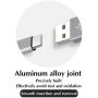 USB C Cable,XIAE 5Pack (3/3/6/6/10FT) Nylon Braided Fast Charging Cable Aluminum Housing Compatible with Samsung Galaxy S10 S9 Note 9 8 S8 Plus,LG V30 V20 G6,Google Pixel,Huawei P30/P20-Black&White