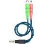 ENVEL 3.5mm Jack Cable Headset Adapter Kit Mutual Convertors for Laptop,Mac,PS4,Smartphone,Xbox One,Tablet Earphone with Headphone/Microphone Simultaneously Y Splitter Audio 2 Female to 1 Male