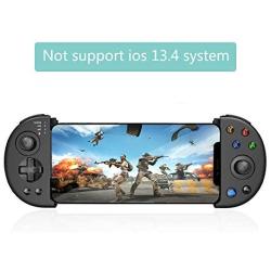 Wireless Mobile Controller Gamepad, PUBG Mobile Game Controller with Triggers for 3.5-6.5 Inch Android iOS 11.0~13.3, for Most of Shooting Games Stretchable Grip FPS Games Gamepad