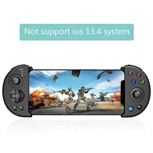 Wireless Mobile Controller Gamepad, PUBG Mobile Game Controller with Triggers for 3.5-6.5 Inch Android iOS 11.0~13.3, for Most of Shooting Games Stretchable Grip FPS Games Gamepad