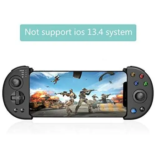 Wireless Mobile Controller Gamepad, PUBG Mobile Game Controller with Triggers for 3.5-6.5 Inch Android iOS 11.0~13.3, for Most of Shooting Games Stretchable Grip FPS Games Gamepad