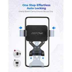 Mpow Gravity Car Phone Mount, Windshield Cell Phone Car Holder with Durable Washable Suction Cup, Compatible with iPhone 11 Pro XS MAX XR X 8/7/6 Plus,Galaxy S10/S9/S8/Note9, and Other Phones