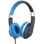 Kids Headphones Elecder i41 Headphones for Kids Children Girls Boys Teens Foldable Adjustable On Ear Headphones with 3.5mm Jack for iPad Cellphones Computer Kindle Airplane School Black&Blue
