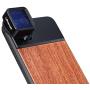 ULANZI Wood Phone Case Support Extra Camera Lens (17mm Diameter) Protective Unique Design Shakeproof Solid Wood Case Cover for iPhone 11 Pro Max Using Anamorphic Lens Macro Lens DOF Adapter