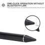 Stylus Pen for Touch Screens, Active Digital Pencil 1.5mm Fine Tip Smart Pen Rechargeable Drawing Stylus Compatible with iPhone iPad Mini/Air Smartphones & Tablets by BAGEYI (Black)