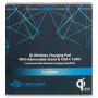 Qi Certified Wireless Charging Pad - Metal Stand - Attractive Design - 5W/7.5W/10W Power - for iPhone 11 Pro Max, Samsung Galaxy S11, Other Wireless Charging Enabled Devices - Effortless Charging