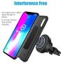WixGear Universal Twist-Lock Air Vent Magnetic Car Mount Holder, for Cell Phones with Fast Swift-snap Technology