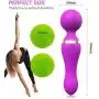 Personal Massager Handheld for Women Mini Wand Massager with 9 Powerful Speed Electric Body Massage Wand & Deep Tissue Massage Ball for Back Neck Shoulder Legs Personal Massager Handheld for Women Mini Wand Massager with 9 Powerful Speed Electric Body Massage Wand & Deep Tissue Massage Ball for Back Neck Shoulder Legs