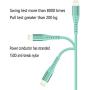 Lightning Cable iPhone Charger 4Color 4Pack(6/3/3/1ft) Apple MFi Certified Unbreakable Fast USB Charging Cord Compatible for iPhone11Pro MAX Xs XR X 8 7 6S Plus SE 5S 5C (Blue Pink Green Purple)