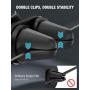 Mpow Wireless Car Charger Mount, 2-in-1 Car Mount with Dual Vent Clips, 10W/7.5W Qi Fast Charging Phone Holder for Air Vent and CD Slot, Compatible iPhone 11/11 Pro/11 Pro Max/Xs Max/XS/XR and More