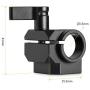 SMALLRIG 15mm Rod Clamp Single Camera Rod Mount for 15mm Rods Support System, EVF Mount, LCD Light, Microphone Mounts -1995