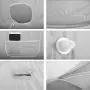 Smartmak Portable Steam Home Sauna Upgrade 2L Steamer, Lightweight Tent, One Person Full Body Spa for Weight Loss Detox Therapy (US Plug) -Grey Smartmak Portable Steam Home Sauna Upgrade 2L Steamer, Lightweight Tent, One Person Full Body Spa for Weight Loss Detox Therapy (US Plug) -Grey