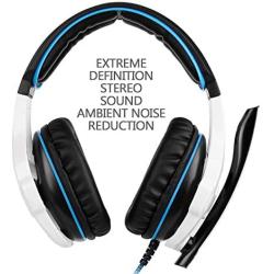 Xbox One Gaming Headset Stereo Over Ear Gaming Headset with Mic Noise Cancelling Volume Control for Xbox One/PC/Mac/PS4/Nintendo(White) ¡­