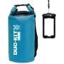 Duc-Kit Pro Waterproof Dry Bag + Smart Phone IPX8 Case, 2 Adjustable Shoulder Straps as Standard.