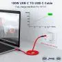 AkoaDa USB-C to USB-C 100W Cable 10ft, USB C Braided Fast Charging Cable Compatible with MacBook Pro 2020/2019/2018, iPad Pro 2020/2019/2018,Samsung Galaxy Note 20,Pixelbook and Type-C Laptops (Red) AkoaDa USB-C to USB-C 100W Cable 10ft, USB C Braided Fast Charging Cable Compatible with MacBook Pro 2020/2019/2018, iPad Pro 2020/2019/2018,Samsung Galaxy Note 20,Pixelbook and Type-C Laptops (Red)