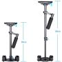YELANGU S60T DSLR Carbon Fiber Handheld Camera Stabilizer DSLR Cameras Weight 1-3kgs/2.2-6.6lbs