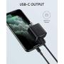 USB C Charger AUKEY 18W iPhone Fast Charger with Foldable Plug & Power Delivery 3.0, Compact PD Charger Adapter Type C Wall Charger for iPhone 11 Pro Max SE, iPad Pro, AirPods Pro, Pixel 4 XL, Switch