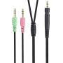 Alitutumao Replacement Audio Aux Cable Cord Compatible with Sennheiser Game ONE, Game Zero, PC 373D, GSP 350, GSP 500, GSP 600 Gaming Headset to Xbox One PS4 PC and Smartphones
