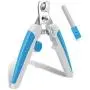 LUOAIYI Dog & Cat Nail Clippers and Trimmers, Professional Pet Grooming Tools with Safety Guard, Bonus Nail File, Razor Sharp Blades, and Safe Lock Switch for Large & Small Animals
