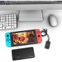 Audio Converter for Nintendo Switch, 2 in 1 Audio Chat Adapter for Nintendo Switch - Support Voice Chat with Your Headphone