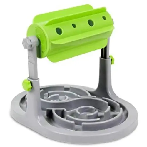 Ito Rocky Interactive Dog & Cat Food Puzzle Toy Treat Boredom Dispensing Slow Feeder - Anxiety IQ Training in Smart Feeding and Adjustable Height for Small/Medium Dogs Ito Rocky Interactive Dog & Cat Food Puzzle Toy Treat Boredom Dispensing Slow Feeder - Anxiety IQ Training in Smart Feeding and Adjustable Height for Small/Medium Dogs