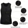 Wonderience Neoprene Sauna Suit for Men Waist Trainer Vest Zipper Body Shaper with Adjustable Tank Top Wonderience Neoprene Sauna Suit for Men Waist Trainer Vest Zipper Body Shaper with Adjustable Tank Top