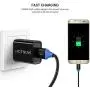 5-Pack Micro USB Cable 3FT, HOTNOW Android Charger Cable Data sync and Fast Charging Nylon Braided Cord for and sync for Micro Connector Smartphone Tablet or Devices 5-Pack Micro USB Cable 3FT, HOTNOW Android Charger Cable Data sync and Fast Charging Nylon Braided Cord for and sync for Micro Connector Smartphone Tablet or Devices