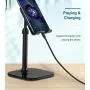 Cell Phone Stand, Moreslan Angle Height Adjustable Phone Stand Holder Tablet Stand for Desk, Compatible with iPhone Android Phones Tablet Kindle - Black Cell Phone Stand, Moreslan Angle Height Adjustable Phone Stand Holder Tablet Stand for Desk, Compatible with iPhone Android Phones Tablet Kindle - Black