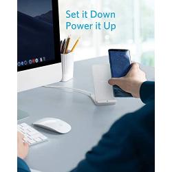 Anker Wireless Charger, PowerWave Stand, Qi-Certified for iPhone 11, 11 Pro, 11 Pro Max, XR, Xs Max, XS, X, 8, 8 Plus, 10W Fast-Charging Galaxy S10 S9 S8, Note 10 Note 9 and More (No AC Adapter)