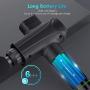 Massage Gun Deep Tissue Percussion Electric Muscle Massager, Portable Handheld Ultra-Quiet Brushless Motor, Relieves Muscle Tension (Black)