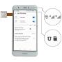 Dual SIM Card Micro SD Card Adapter (2 Pcs) for Android Smartphone,Ultra-Slim Gold SIM Card Extender for Samsung S7 / S7 Edge / S8 / S8+ Huawei Mate7/8/9 Xiaomi Lenovo