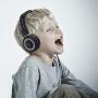 NIVAVA K8 Kids Headphones for Children Boys Girls Teens Wired Foldable Lightweight Stereo On Ear Headset for iPad Cellphones Computer MP3/4 Kindle Airplane School（Black&Gray ）